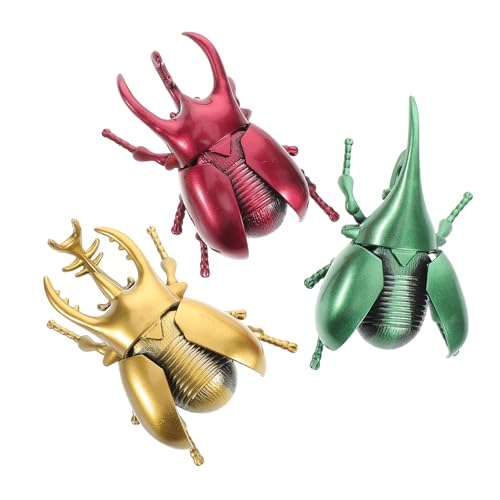 SOPOTUTU 3 Stück Uhrwerk- -Modell Käferspielzeug Für Fehler Für Kniffliges Streich Bugs Realistische Fehler Kleines Realistisches Figurenmodell Plastik von SOPOTUTU