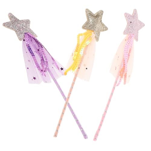 SOPOTUTU 3 Stück Zauberstab mit Sternen Tasseln in Violett Gold Magische Party Stäbe für Mädchen Geburtstag Halloween Feen Kostüm und Katzen SOPOTUTU 3 Stück Zauberstab mit Sternen Tasseln in Violett Gold Magische Party Stäbe für Mädchen Geburtstag Halloween Feen Kostüm und Katzen von SOPOTUTU