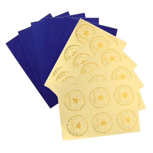 SOPOTUTU 30 Sets Europäisches Design Exzellenz Siegel Aufkleber Klebefolien Für Abschlussbüro Diplombedarf Gold SOPOTUTU 30 Sets Europäisches Design Exzellenz Siegel Aufkleber Klebefolien Für Abschlussbüro Diplombedarf Gold von SOPOTUTU