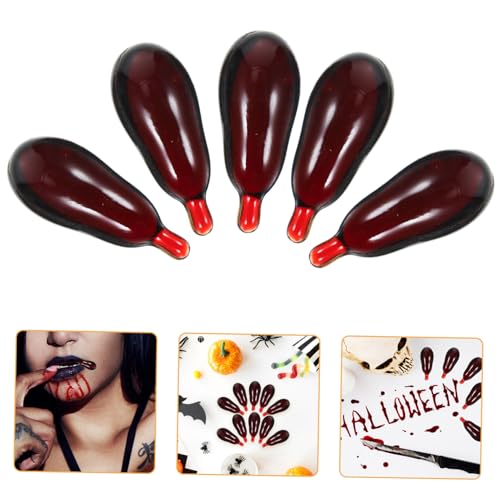 SOPOTUTU 30 Stück Blutkapseln Halloween Requisiten Kunstblut Pillen Realistischer Bluteffekt für Kostüm Maskerade Cosplay Horror Zubehör Ab Jahren von SOPOTUTU