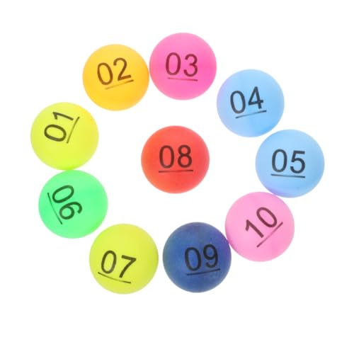 SOPOTUTU 30 Stück Bunte Nummern Lotteriekugeln Wiederverwendbare Kunststoffbälle für Partys Hochzeiten und Veranstaltungen für Tombola und Spiele SOPOTUTU 30 Stück Bunte Nummern Lotteriekugeln Wiederverwendbare Kunststoffbälle für Partys Hochzeiten und Veranstaltungen für Tombola und Spiele von SOPOTUTU