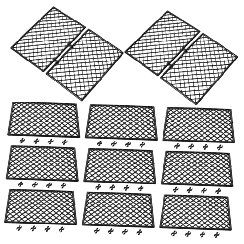 SOPOTUTU 30 Stück Garagen Montagegitter Drift Rennstraßen Panel Parkpanel Modell DIY Rc Auto Rennpanel DIY Rennwagen Garage DIY Panel Miniatur Verkehrspanel Garagen Panel DIY von SOPOTUTU