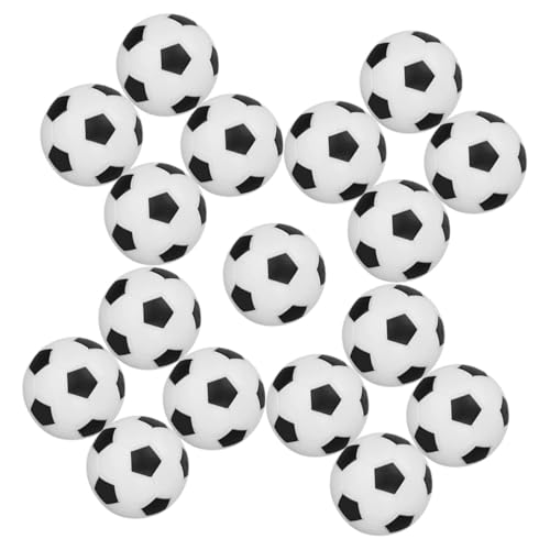 SOPOTUTU 30 Stück Teiliges Mini Fußball Dekorative Miniatur Fußballmodelle Kreative DIY Accessoires Detailgetreue Kleine Sportbälle für Puppenhäuser und Sport Dekoration von SOPOTUTU