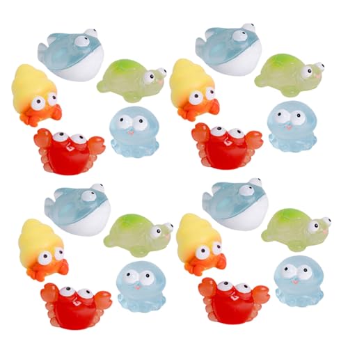 SOPOTUTU 30 Stück Teiliges Mini Resin Meeresbewohner Figuren Kleine Tiermodelle Krabbe Schildkröte Miniatur Dekoration für DIY Terrarium Garten Auto Micro Landschaft SOPOTUTU 30 Stück Teiliges Mini Resin Meeresbewohner Figuren Kleine Tiermodelle Krabbe Schildkröte Miniatur Dekoration für DIY Terrarium Garten Auto Micro Landschaft von SOPOTUTU
