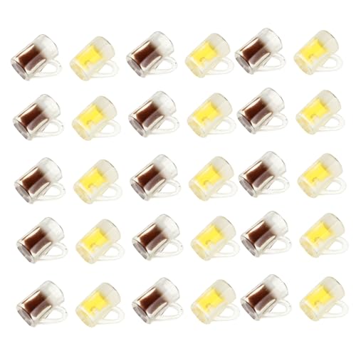 SOPOTUTU 30 Stück Teiliges Miniatur Bierglas aus Resin DIY Bastelzubehör für Puppenhaus Deko Realistische Bierflaschen in Gelb und Braun Vielseitig für Schmuck Nägel Handyhüllen und SOPOTUTU 30 Stück Teiliges Miniatur Bierglas aus Resin DIY Bastelzubehör für Puppenhaus Deko Realistische Bierflaschen in Gelb und Braun Vielseitig für Schmuck Nägel Handyhüllen und von SOPOTUTU