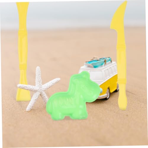 SOPOTUTU 30 Stück Teiliges Sandspielzeug für Langlebige Kunststoff sandformen mit Schloss Tier Werkzeugmotiven Fördert Kreativität Farbverständnis und Motorische Fähigkeiten für Strand von SOPOTUTU