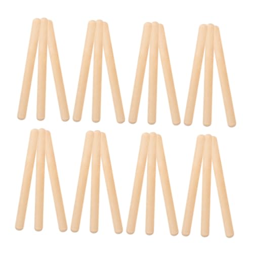 SOPOTUTU 32 Stück Teiliges Holz Rhythm Sticks Stabile und Langlebige Musik Beat Sticks Poliert mit Glatter Oberfläche für Kreativität und Rhythmusgefühl SOPOTUTU 32 Stück Teiliges Holz Rhythm Sticks Stabile und Langlebige Musik Beat Sticks Poliert mit Glatter Oberfläche für Kreativität und Rhythmusgefühl von SOPOTUTU