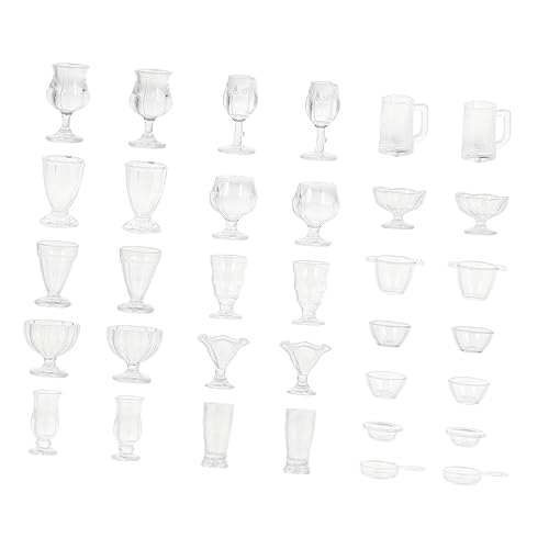 SOPOTUTU 34 Stück Teiliges Miniatur Trinkbecher Realistische Miniaturbecher für Puppenhaus Detailgetreue Mini Ornamente Mini Szene Dekoration und Sammler SOPOTUTU 34 Stück Teiliges Miniatur Trinkbecher Realistische Miniaturbecher für Puppenhaus Detailgetreue Mini Ornamente Mini Szene Dekoration und Sammler von SOPOTUTU