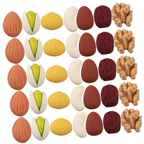 SOPOTUTU 35 Stück Nussharzzubehör vorgeben Mini-Lebensmittel klein erstellen Spielzeugnahrung Mini-Harzfutter Mini Food Model Kit Miniatur-Food-Modell Mini-Essen Plastik SOPOTUTU 35 Stück Nussharzzubehör vorgeben Mini-Lebensmittel klein erstellen Spielzeugnahrung Mini-Harzfutter Mini Food Model Kit Miniatur-Food-Modell Mini-Essen Plastik von SOPOTUTU