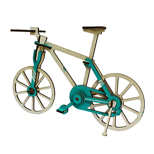 SOPOTUTU 3Stücke Teiliges Holzpuzzle Für DIY Puzzle Modell Fahrradmuster Hand Augen Koordination Und Intellektuellen Entwicklung Für Jungen von SOPOTUTU
