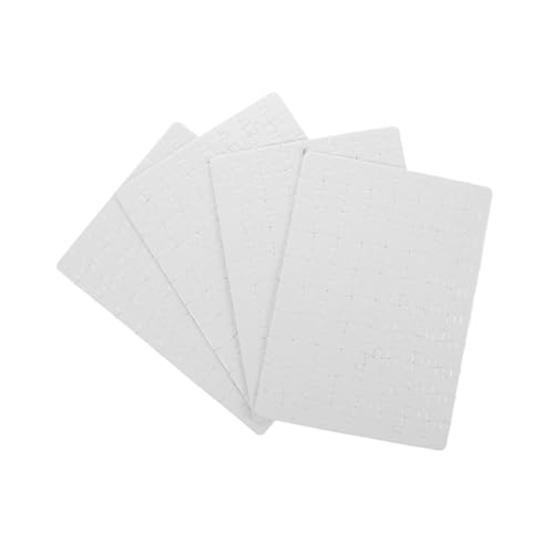 SOPOTUTU 4 Blätter Leere Puzzles Leere Rätsel Sublimations-Puzzle-rohlinge Papier Weiß von SOPOTUTU