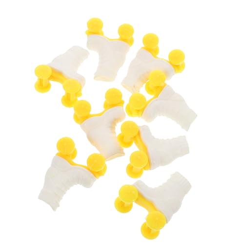 SOPOTUTU 4 Paare Puppenschlittschuhe Kunststoff-ski Mini-skiboards Miniatur-schneeski Mit Stöcken Miniatur-ski Puppenschuhe Miniski-Skates Mini-ski-Skates Für Snowboard Plastik von SOPOTUTU