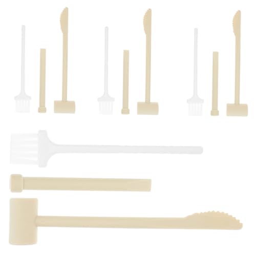 SOPOTUTU 4 Sätze Graben Werkzeuge Graben Lernen Spielzeugwerkzeuge für Kleinkinder Kinderspielzeug kleine Grabbürste Archäologie-Kits für Plastik Beige SOPOTUTU 4 Sätze Graben Werkzeuge Graben Lernen Spielzeugwerkzeuge für Kleinkinder Kinderspielzeug kleine Grabbürste Archäologie-Kits für Plastik Beige von SOPOTUTU