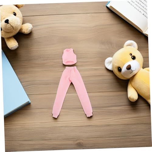 SOPOTUTU 4 Sätze Teiliges Puppenkleidungsset für Puppen Sportliche Sommerweste und Hose Bequeme Alltagskleidung für Rollenspiele und Kreatives von SOPOTUTU