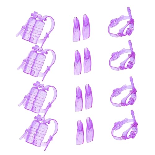 SOPOTUTU 4 Sets Poolspielzeug Poolpartyspielzeug Tauchspielzeug Kunststoff Violett von SOPOTUTU