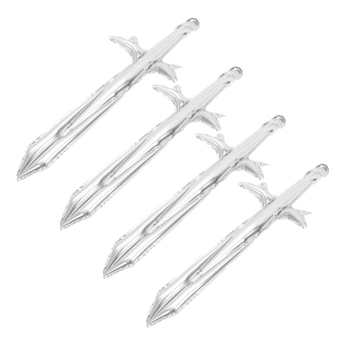 SOPOTUTU 4 Stück Aufblasbare Piratenschwerter Cosplay Leichte Aluminiumfolie Swords für Halloween Piratenpartys Rollenspiele Requisiten für Kreative Spaß SOPOTUTU 4 Stück Aufblasbare Piratenschwerter Cosplay Leichte Aluminiumfolie Swords für Halloween Piratenpartys Rollenspiele Requisiten für Kreative Spaß von SOPOTUTU