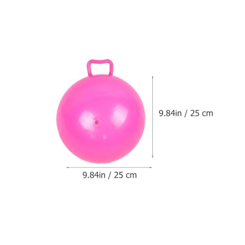 SOPOTUTU 4 Stück Aufblasbarer Handgriffball Bunter Hüpfball Gleichgewicht und Beweglichkeit Geschenk Zufällige Farbe Zufällige Farbe von SOPOTUTU
