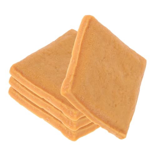 SOPOTUTU 4 Stück Getrocknetes Tofu -Modell Künstlich Getrockneter Tofu Tofu-Modell Künstliche Tofu-Requisite Tofu-lebensmittelmodell Künstlicher Tofu Gefälschter Tofu Plastik Light Brown SOPOTUTU 4 Stück Getrocknetes Tofu -Modell Künstlich Getrockneter Tofu Tofu-Modell Künstliche Tofu-Requisite Tofu-lebensmittelmodell Künstlicher Tofu Gefälschter Tofu Plastik Light Brown von SOPOTUTU