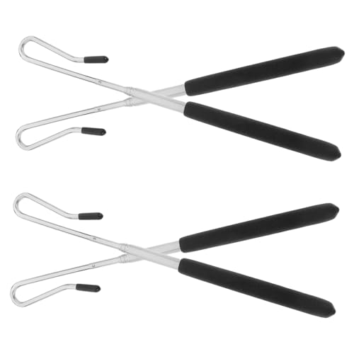 SOPOTUTU 4 Stück Handpuppen-Joystick Griffe Arm Stangen Erwachsene Puppenmanipulationsstange Marionette Handpuppenstange Puppenstab Puppenhalter Bausatz Für Handpuppen Eisen Black von SOPOTUTU