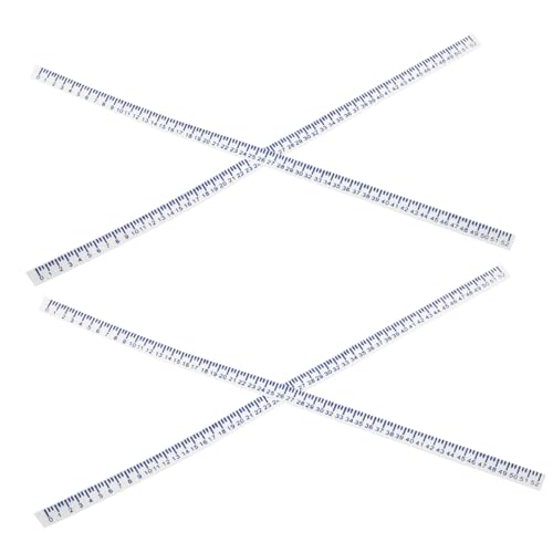 SOPOTUTU 4 Stück Mini-modelllineal Maßband Hüftkurvenlineal Anleitung Zum T-Shirt-lineal Blumenkurvenregel Biegsames Lineal T-Shirt Lineal Flexible Kurvenvorlage Maßstabsstab Stoff von SOPOTUTU