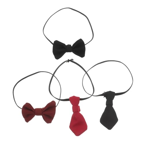 SOPOTUTU 4 Stück Puppenwechsel Rotor -Krawatten Babypuppenkleidung Puppe Krawatten Zubehör Für Babypuppen Puppenfliege Stoff von SOPOTUTU