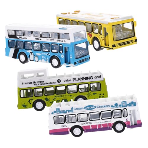 SOPOTUTU 4stücke Pull Back Bus Spielzeug Simulation Stadtbus Modell Junge Mädchen Auto Geburtstagsgeschenk Rückziehautospielzeug Für Kleinkinder Busspielzeug Für Jungen SOPOTUTU 4stücke Pull Back Bus Spielzeug Simulation Stadtbus Modell Junge Mädchen Auto Geburtstagsgeschenk Rückziehautospielzeug Für Kleinkinder Busspielzeug Für Jungen von SOPOTUTU