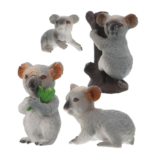 SOPOTUTU 4 Stück Simulationstiermodell Mini Koala Bärenfiguren DIY Terrarium Koala Handwerk Koala -Figur Märchengarten Tierfiguren Koala Geburtstagdekorationen Koala-Figur PVC Grey SOPOTUTU 4 Stück Simulationstiermodell Mini Koala Bärenfiguren DIY Terrarium Koala Handwerk Koala -Figur Märchengarten Tierfiguren Koala Geburtstagdekorationen Koala-Figur PVC Grey von SOPOTUTU