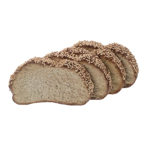 SOPOTUTU 4 Stück Simuliertes Brotmodell Gefälschte Lebensmittel Für Die Küche Realistische Lebensmittel Brotscheiben Simulation Brot Lebensmittelanzeige Brot SOPOTUTU 4 Stück Simuliertes Brotmodell Gefälschte Lebensmittel Für Die Küche Realistische Lebensmittel Brotscheiben Simulation Brot Lebensmittelanzeige Brot von SOPOTUTU