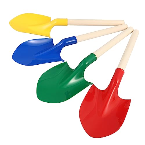 SOPOTUTU 4 Stück Strandspielzeug für Holzgriff Sandspaten für Strand Schule Park und Garten Sicheres und Kreatives Design Bestehend aus Material SOPOTUTU 4 Stück Strandspielzeug für Holzgriff Sandspaten für Strand Schule Park und Garten Sicheres und Kreatives Design Bestehend aus Material von SOPOTUTU