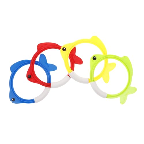 SOPOTUTU 4 Stück Tauchspielzeug Für Tauchbecken Tauchringe Für Pool Tauchstöcke Kinderparty Gefälligkeiten Für Fischbecken Schwimmringe Kleinkindpoolspielzeug Plastik SOPOTUTU 4 Stück Tauchspielzeug Für Tauchbecken Tauchringe Für Pool Tauchstöcke Kinderparty Gefälligkeiten Für Fischbecken Schwimmringe Kleinkindpoolspielzeug Plastik von SOPOTUTU