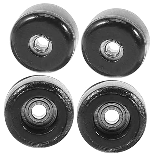 SOPOTUTU 4 Stück Teiliges Finger Skateboard Roller aus Robustem Kunststoff und Hochwertiges Fingertip Movement für Erwachsene zur Stressreduktion und Kreativen Freizeitgestaltung von SOPOTUTU