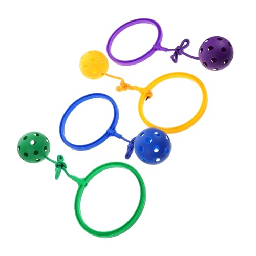 SOPOTUTU 4 Stück Kinder Springring Spielzeug Langlebig aus Robustem Kunststoff für Outdoor Aktivitäten Koordination und Fitness von SOPOTUTU