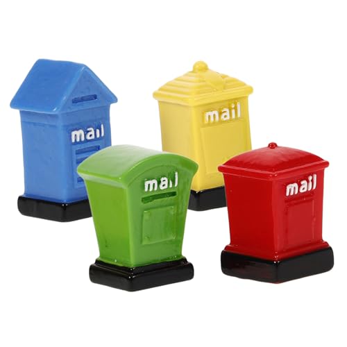 SOPOTUTU 4 Stück Teiliges Mini Briefkasten Farbenfrohe Miniatur Briefkasten Deko für Puppenhaus Kreative Realistische Postfach Ornamente für DIY Mikrolandschaften Geschenkidee SOPOTUTU 4 Stück Teiliges Mini Briefkasten Farbenfrohe Miniatur Briefkasten Deko für Puppenhaus Kreative Realistische Postfach Ornamente für DIY Mikrolandschaften Geschenkidee von SOPOTUTU