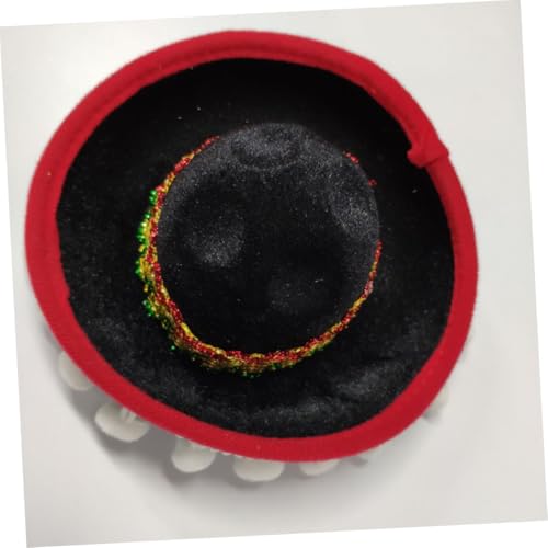 SOPOTUTU 4 Stück Teiliges Mini Sombrero Haarreif Mexikanischer Festival Haarreif Leicht für Erwachsene Festival Karneval Fiesta Kopfschmuck Zubehör von SOPOTUTU