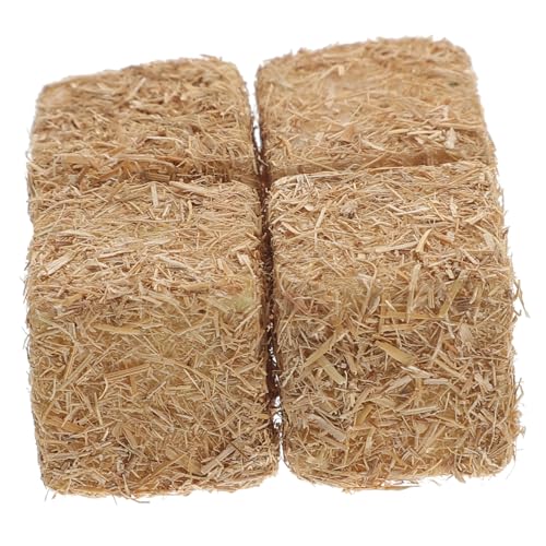 SOPOTUTU 4 Stück Teiliges Miniatur Heuballen Quadratisch aus Künstlichem Holz Dekorativ für Herbst deko DIY Bauernhof szenerie Natürliche Optik für Innen Gartendekoration SOPOTUTU 4 Stück Teiliges Miniatur Heuballen Quadratisch aus Künstlichem Holz Dekorativ für Herbst deko DIY Bauernhof szenerie Natürliche Optik für Innen Gartendekoration von SOPOTUTU