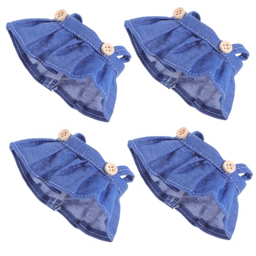 SOPOTUTU 4 Stück Teiliges Puppen-Outfit für Stoffpuppen Weicher Baumwoll-Rock mit Verstellbarem Overall Vielseitig für Kreatives Ankleiden und Cosplay-zubehör SOPOTUTU 4 Stück Teiliges Puppen-Outfit für Stoffpuppen Weicher Baumwoll-Rock mit Verstellbarem Overall Vielseitig für Kreatives Ankleiden und Cosplay-zubehör von SOPOTUTU