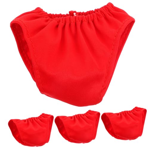 SOPOTUTU 4 Stück Teiliges Puppenunterwäsche Rote Doll Underpants für Puppen Dekorative Puppenbekleidung Accessoires für Reborn Puppen und Babypuppen SOPOTUTU 4 Stück Teiliges Puppenunterwäsche Rote Doll Underpants für Puppen Dekorative Puppenbekleidung Accessoires für Reborn Puppen und Babypuppen von SOPOTUTU