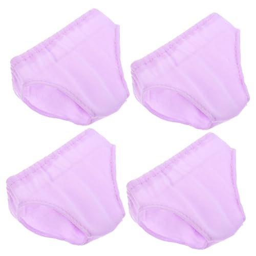 SOPOTUTU 4 Stück Teiliges Puppenunterwäsche aus Leichtem mit Elastischem Passend für Puppen Violette Unterhosen Einfach Anzuziehen Realistisches Puppenzubehör für Babypuppen Spielspaß SOPOTUTU 4 Stück Teiliges Puppenunterwäsche aus Leichtem mit Elastischem Passend für Puppen Violette Unterhosen Einfach Anzuziehen Realistisches Puppenzubehör für Babypuppen Spielspaß von SOPOTUTU