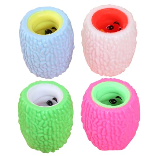 SOPOTUTU 4 Stück Teiliges Raupen quetschspielzeug aus Flexiblem TPR Material Tragbares Stressspielzeug zur Druckentlastung für Lustiges und Elastisches Fidget Toy für Zufällige Farbe SOPOTUTU 4 Stück Teiliges Raupen quetschspielzeug aus Flexiblem TPR Material Tragbares Stressspielzeug zur Druckentlastung für Lustiges und Elastisches Fidget Toy für Zufällige Farbe von SOPOTUTU