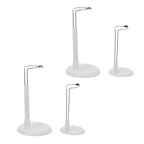 SOPOTUTU 4 Stück Teiliges Weißer Ausziehbarer Puppenständer aus Edelstahl Verstellbarer Display Rack für Stabile Figurenhaltung Geeignet für Puppensammlung Dekoration und SOPOTUTU 4 Stück Teiliges Weißer Ausziehbarer Puppenständer aus Edelstahl Verstellbarer Display Rack für Stabile Figurenhaltung Geeignet für Puppensammlung Dekoration und von SOPOTUTU