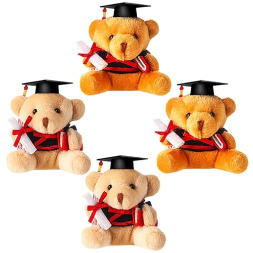 SOPOTUTU 4 Stück Teiliges für Abschlussfeiern Niedliche Stofftiere aus Geschenkidee für Absolventen und Wohnaccessoire SOPOTUTU 4 Stück Teiliges für Abschlussfeiern Niedliche Stofftiere aus Geschenkidee für Absolventen und Wohnaccessoire von SOPOTUTU