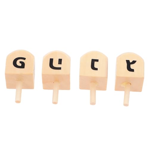 SOPOTUTU 4 Stück Unbemalte Holz Dreidel zum Bemalen Chanukka Bastelset für Glatte Oberfläche für Kreative DIY Projekte Festliche Dekoration und Partyspaß Höhe SOPOTUTU 4 Stück Unbemalte Holz Dreidel zum Bemalen Chanukka Bastelset für Glatte Oberfläche für Kreative DIY Projekte Festliche Dekoration und Partyspaß Höhe von SOPOTUTU