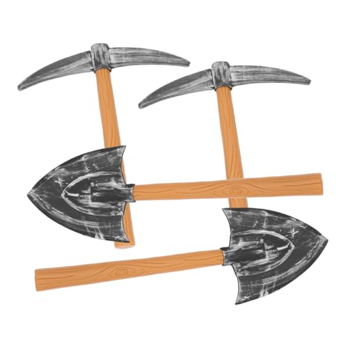 SOPOTUTU 4 Stück Zwergenrequisiten Cosplay Requisite Halloween Spitzhacke Gefälschte Schwamm Requisite Performance Halloween Schaufel Spitzhacke Schwamm Schaufel SOPOTUTU 4 Stück Zwergenrequisiten Cosplay Requisite Halloween Spitzhacke Gefälschte Schwamm Requisite Performance Halloween Schaufel Spitzhacke Schwamm Schaufel von SOPOTUTU
