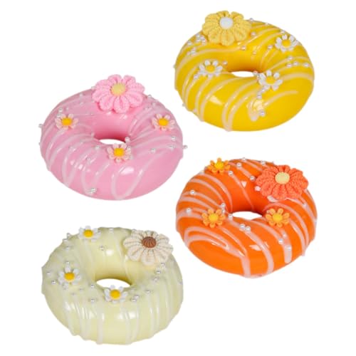 SOPOTUTU 4 Stücke Teiliges Künstliche Donuts Deko aus Realistische Fotorequisiten für Hochzeiten Partys und Wohnaccessoires und Langlebig und Farbenfroh SOPOTUTU 4 Stücke Teiliges Künstliche Donuts Deko aus Realistische Fotorequisiten für Hochzeiten Partys und Wohnaccessoires und Langlebig und Farbenfroh von SOPOTUTU