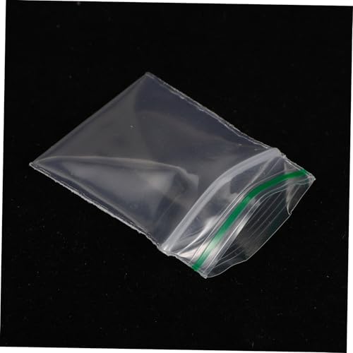 SOPOTUTU 40 Stück Mini Druckverschlussbeutel Transparent Wiederverwendbar Kleine Plastikbeutel für Schmuck Schmuckaufbewahrung Bastelbedarf Puppenhaus Zubehör von SOPOTUTU