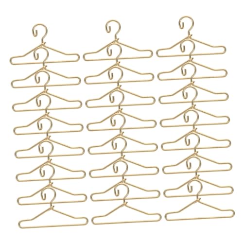 SOPOTUTU 40 Stück Mini Puppenkleiderbügel aus Metall Goldene Miniatur kleiderbügel für Puppenschrank Robust Glatt Praktisch zur Stilvollen Aufbewahrung und Präsentation von Puppenkleidung SOPOTUTU 40 Stück Mini Puppenkleiderbügel aus Metall Goldene Miniatur kleiderbügel für Puppenschrank Robust Glatt Praktisch zur Stilvollen Aufbewahrung und Präsentation von Puppenkleidung von SOPOTUTU