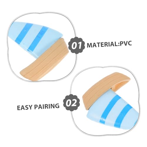 SOPOTUTU 40 Stück Mini Segelboot Modell Mediterranes Nautisches Dekor Miniatur Segelschiff Figuren für Garten Landschaftsbau Strandparty Meer Themen Wohnaccessoires von SOPOTUTU