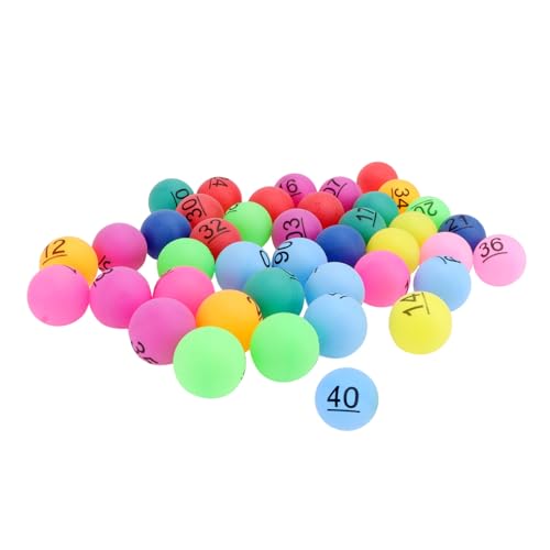 SOPOTUTU 40 Stück Teiliges Nummerierte Spielbälle Langlebig für Raffles Partys Klassenzimmer Firmenveranstaltungen SOPOTUTU 40 Stück Teiliges Nummerierte Spielbälle Langlebig für Raffles Partys Klassenzimmer Firmenveranstaltungen von SOPOTUTU