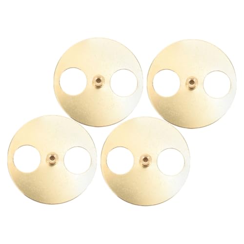 SOPOTUTU 4Er-Packung Spieluhr-Plattenspielerbasis musikbox für Aufzugsschlüssel austauschen Metall Golden von SOPOTUTU
