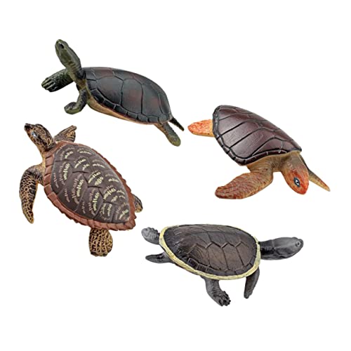 SOPOTUTU 4Stücke Realistische Schildkrötenfiguren Aus Kunststoff Lebensnahe Amphibienmodelle Für Bildungszwecke Partydekoration Und Kreative Fotorequisiten SOPOTUTU 4Stücke Realistische Schildkrötenfiguren Aus Kunststoff Lebensnahe Amphibienmodelle Für Bildungszwecke Partydekoration Und Kreative Fotorequisiten von SOPOTUTU